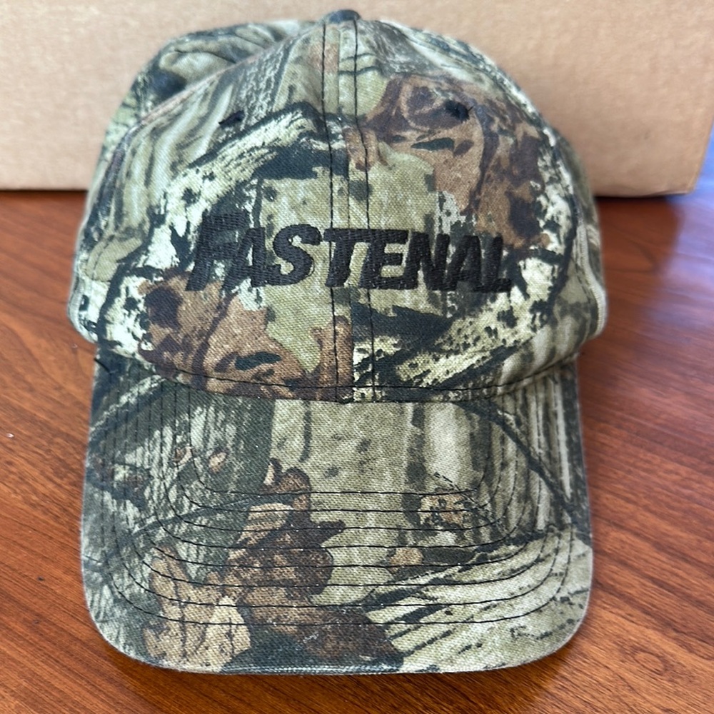 Fastenal Camouflage Cap Velcro adjustment mossy oak pattern